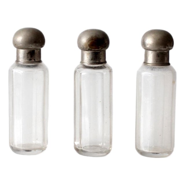 Antique Art Deco Vanity Bottles Set For Sale