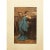 Cerulean 1940s After Camille Corot "The Woman in Blue" First Edition Swiss Offset Lithograph For Sale - Image 8 of 9