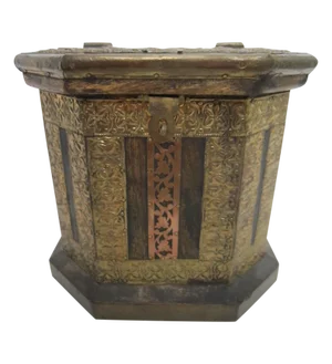 Vintage Boho Indian Wood Box
