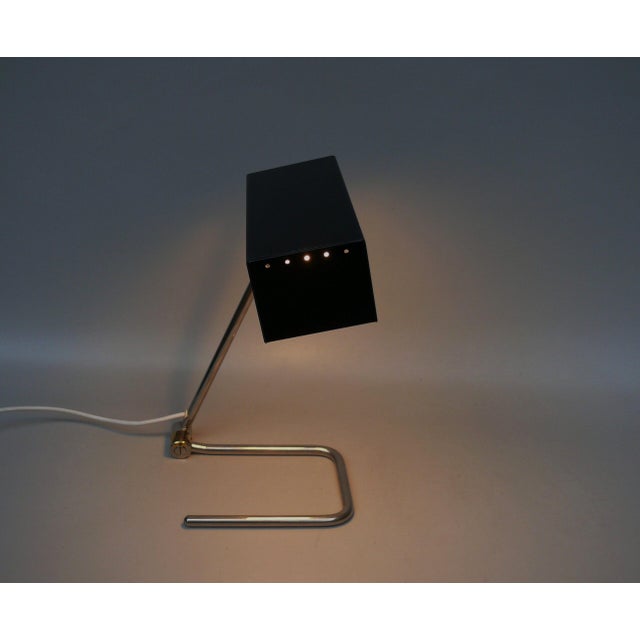 Minimalist Nickel-Plated Table Lamp from HALA, 1950s For Sale - Image 11 of 18