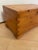 Wood Small Rustic Vintage Dovetail Joinery Desk Dresser Top Wooden Travel Trunk Chest For Sale - Image 7 of 12