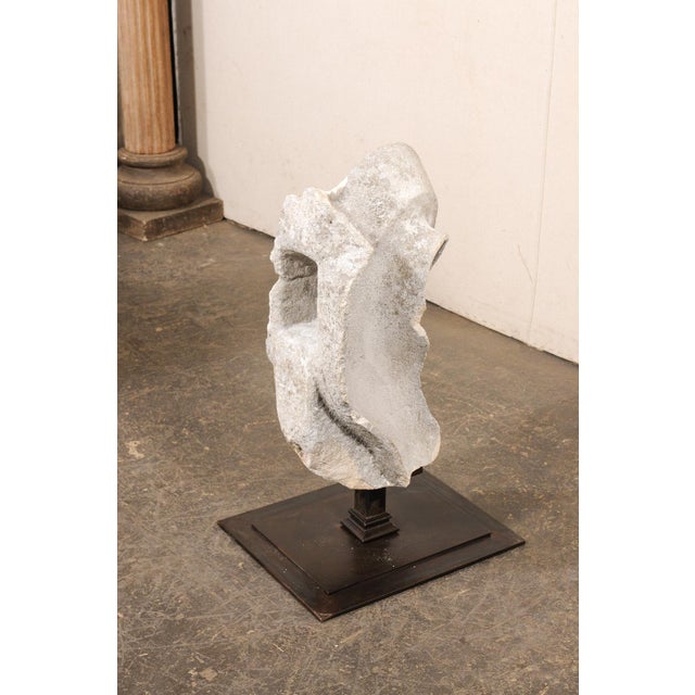 18th C. Carved-Limestone Cathedral Fragment For Sale In Atlanta - Image 6 of 9