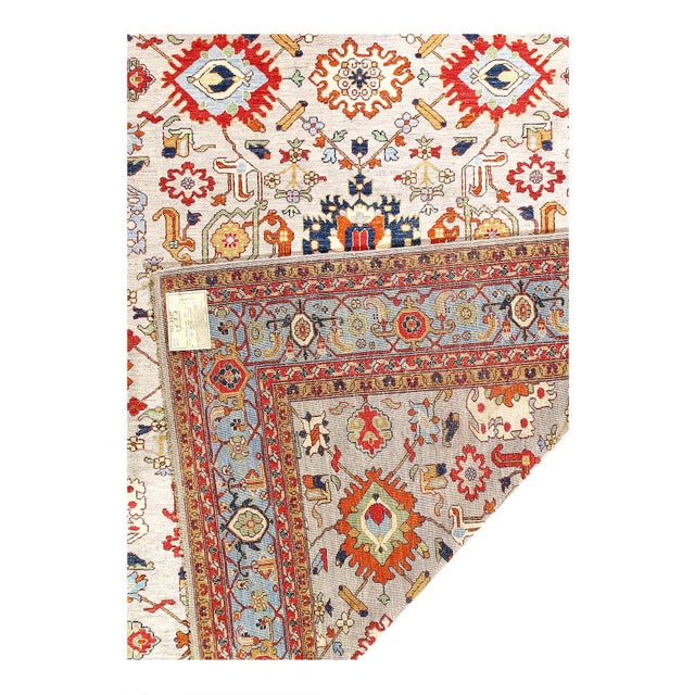 Traditional Pasargad DC Fine Hand Knotted Heriz Design Rug For Sale - Image 3 of 4