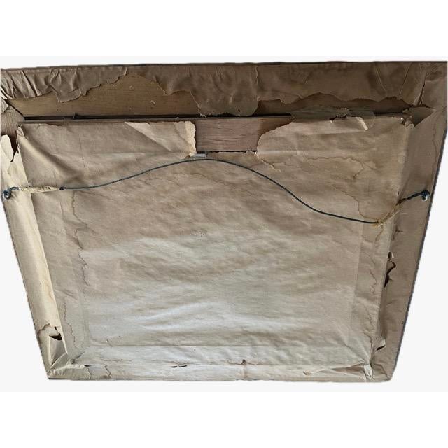 1940s Mid 20th Century Alpine Mountain Lake Landscape Oil Painting Signed by Frieda Treubel - Framed For Sale - Image 5 of 5