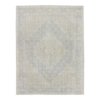 Vintage Persian Mahi Tabriz Rug - 09'03 X 12'02 For Sale