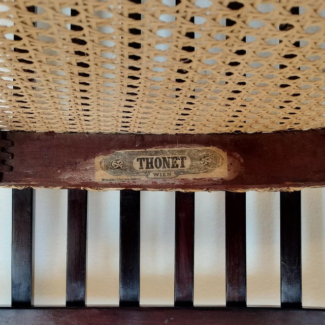 Armchair in Beech and Cane by Marcel Kammerer for Gebrüder Thonet Vienna GMBH For Sale - Image 9 of 10