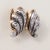 Mid-Century Modern Mid 20th Century Retro Two-Toned 18k/Plat 0.50 Carat Diamond Leaf Earrings, A Pair For Sale - Image 3 of 7