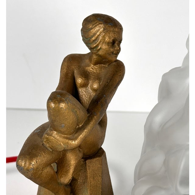 Frankart 1930s Art Deco Frankart Style Nude Boudoir Lamp For Sale - Image 4 of 18