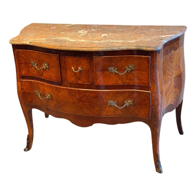 19th Century French Marble Top Commode For Sale