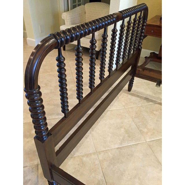 Antique Jenny Lind Full Sized Spindle Wood Bed Frame ...