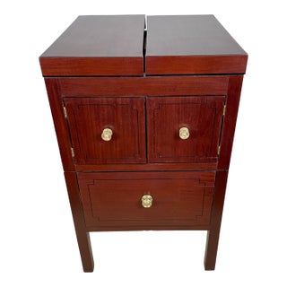 Late 18th Century Rosewood and Mahogany Night Table / Basin Stand For Sale