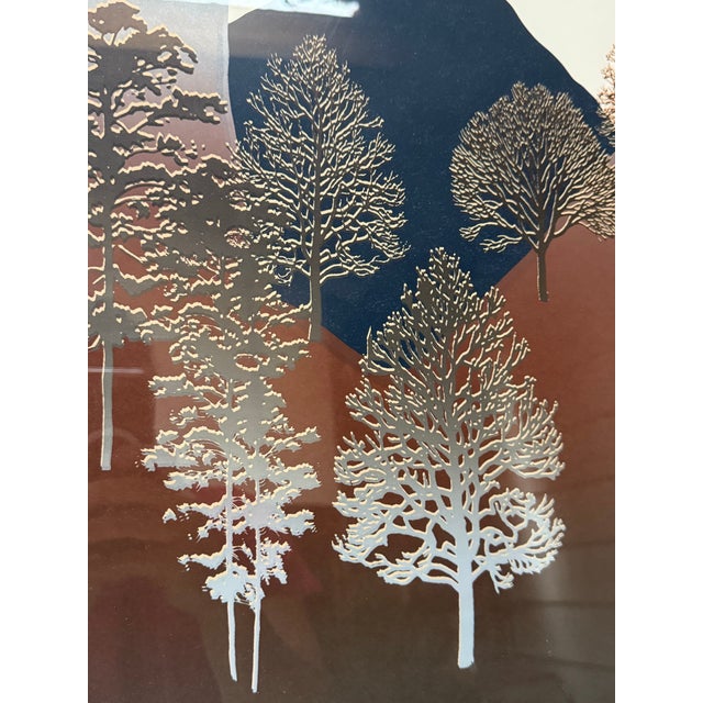 1980s Large Signed & Numbered “Spring” Landscape Print by R. Lowenstein – Framed 31.5” For Sale - Image 4 of 8