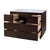 2020s Halmstad 48 in. W Rectangular Wood Single Sink 6 Drawer Bathroom Vanity Set, Walnut For Sale - Image 5 of 11