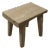 Andrianna Shamaris St. Barts Teak Wood Side Table or Stool For Sale