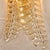 Pair of Gold Leaves Murano Glass Sconces For Sale - Image 9 of 9