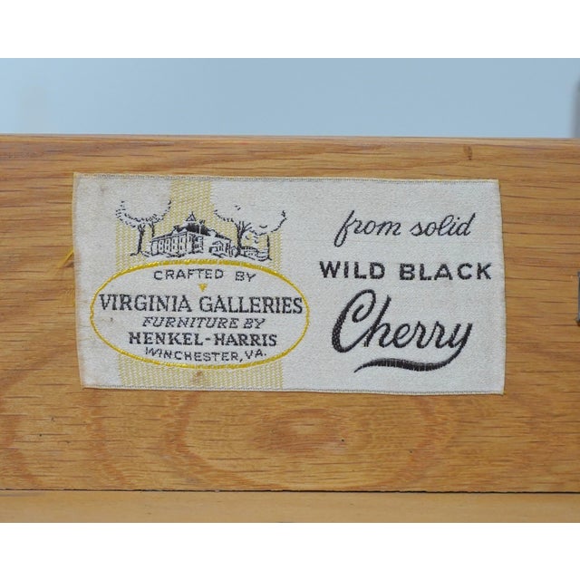 Henkel Harris Queen Anne Cherry Vanity or Desk For Sale - Image 18 of 18