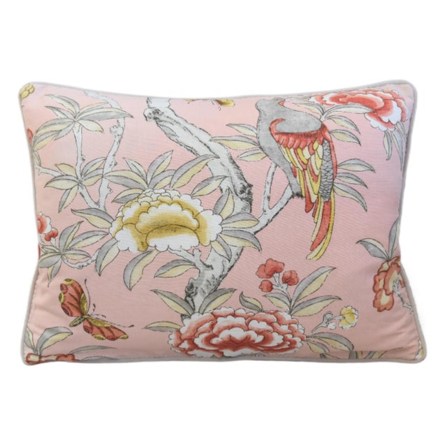 Thibaut Floral & Birds Giselle Botanical Feather/Down Pillow For Sale In Los Angeles - Image 6 of 6