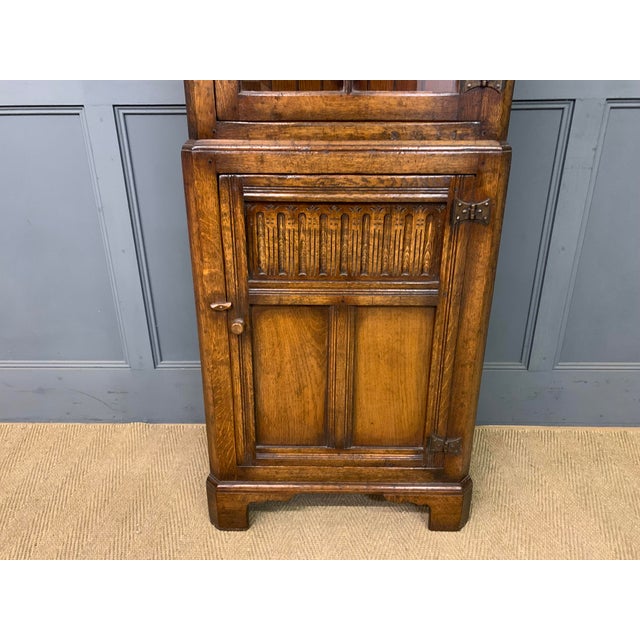 Ipswich Corner Cabinet in Oak, 1930 For Sale - Image 13 of 14