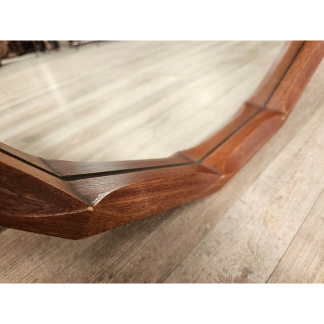 1960s Vintage Mirror by Dino Cavalli for Tredici, 1960 For Sale - Image 5 of 10