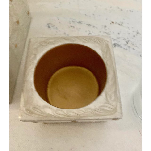 Cream Mike and Ally Luxury Enameled Gilt Koi Fish Bathroom Set - Set of 6 For Sale - Image 8 of 10