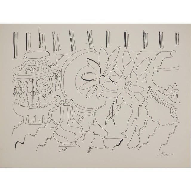 Henri Matisse, Nature morte au bouquet de magnolias, Lithograph For Sale