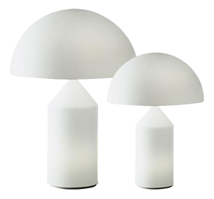Atollo Glass Table Lamps by Vico Magistretti for Oluce, Set of 2