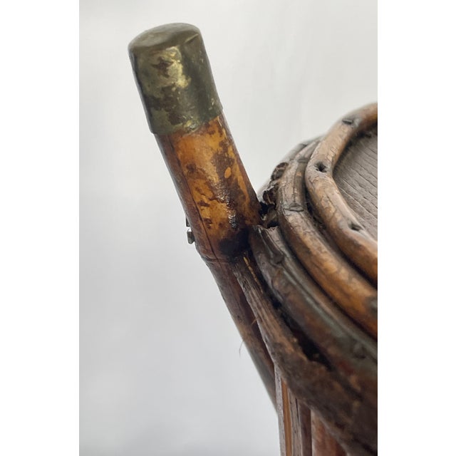 Antique French Tortoiseshell Bamboo Plant Stand, c.1900 For Sale - Image 9 of 15