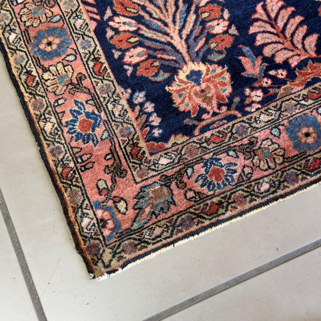 Sauruk Floral Medallion Rug by Ignoto for Ignoto For Sale - Image 5 of 11