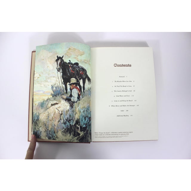 1972 the American Cowboy in Life and Legend Hard Cover Book With Linen Cover For Sale - Image 13 of 13