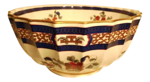 Early 20th Century Porcelaine De Paris Chinoiserie Style Centerpiece Bowl