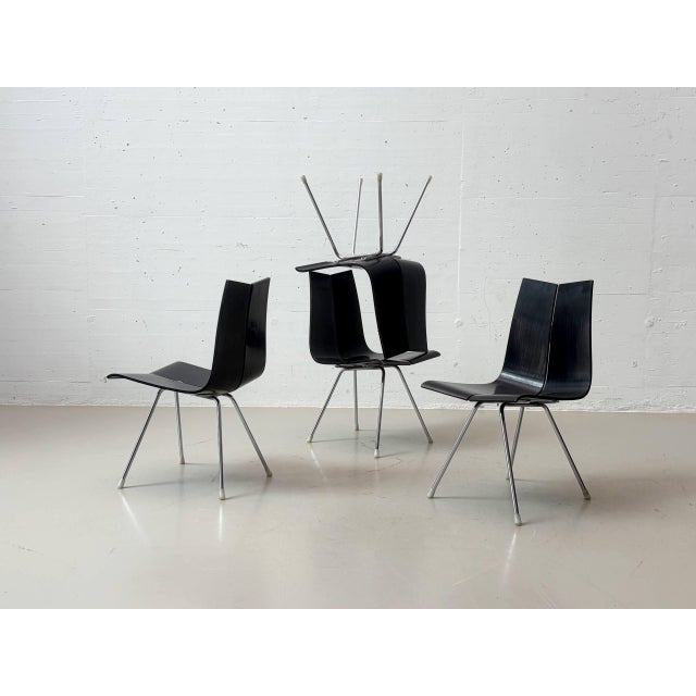 Set of GA Chairs by Horgenglarus Hans Bellmann, 1955, Set of 4 For Sale - Image 18 of 18