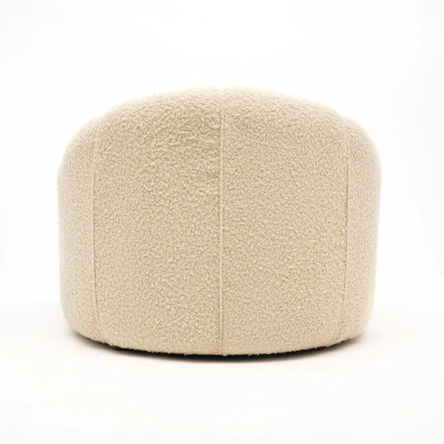 Round Modernist Style Pair of Armchairs For Sale - Image 9 of 10