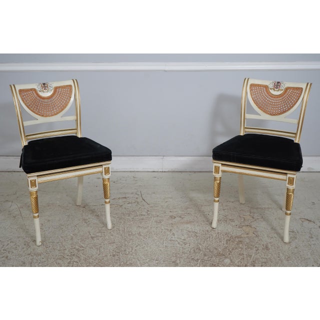 Set of 10 Clive Christian Cane Back Dining Chairs For Sale - Image 13 of 18