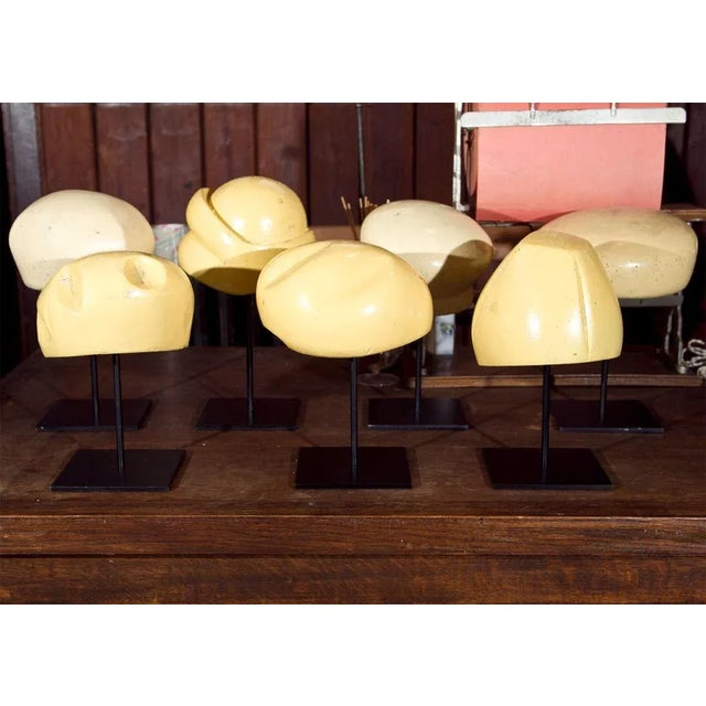 Traditional Set of Seven German Hat Forms For Sale - Image 3 of 11