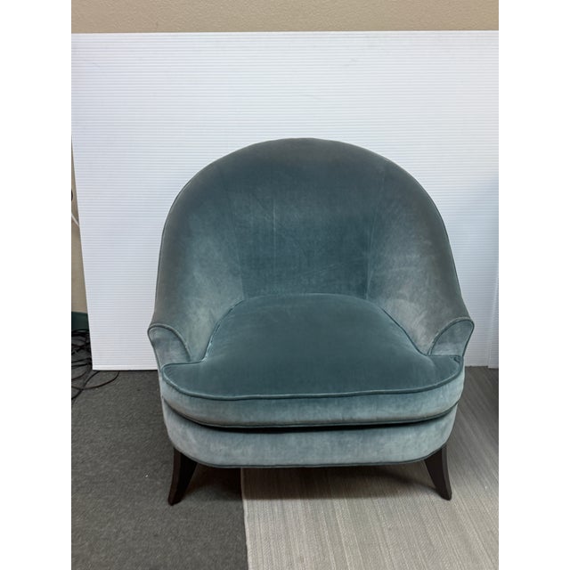 Richard Mishaan for Bolier & Co. Velvet Club Chairs, Pair For Sale - Image 12 of 12