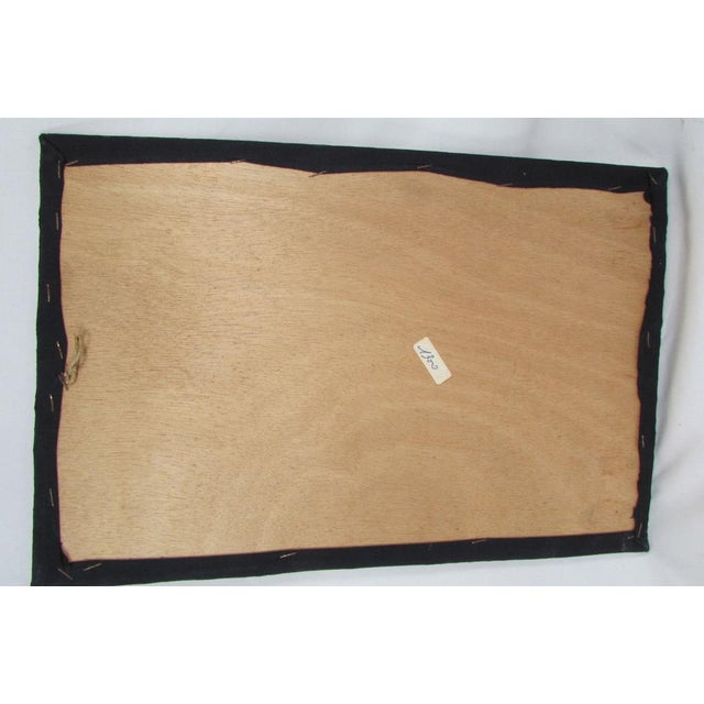 African Red & Black Artworks, 1950s , Set of 4 For Sale - Image 13 of 14