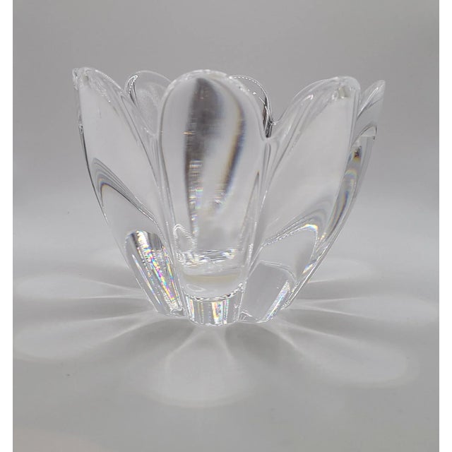 2000 - 2009 Early 21st Century Orrefors Crystal Signed Mayflower Candy Dish For Sale - Image 5 of 13