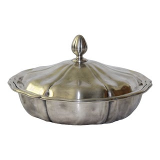 Silver Serving Dish with Lid, 1920s For Sale