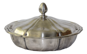Silver Serving Dish with Lid, 1920s