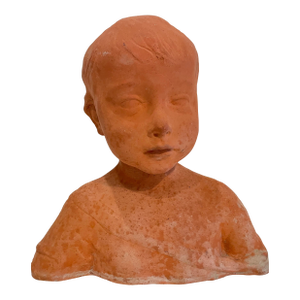 Italian Terracota Bust of a Child