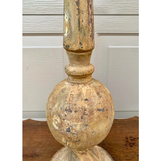 Brown Weathered Cast Iron Garden Finials, a Decorative Pair For Sale - Image 8 of 12