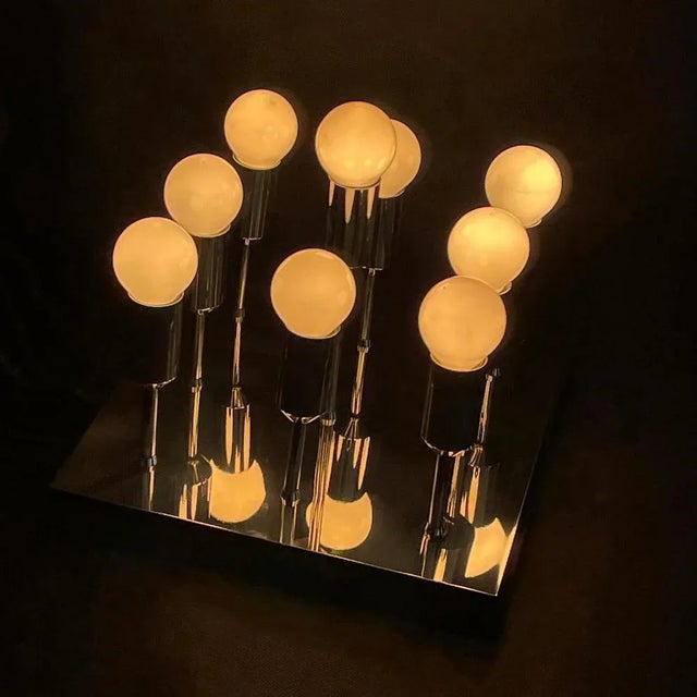 Chrome Ceiling Lamp by Cosack, 1970s For Sale - Image 6 of 10