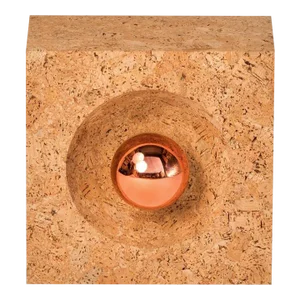 "Braga" Solid Cork Wall Light or Table Lamp by Facto Atelier Paris