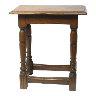 Late 19th Century Antique English Footstool For Sale