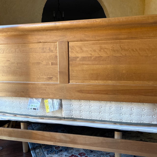 Ethan Allen Country French Queen Sleigh Bed For Sale - Image 12 of 12