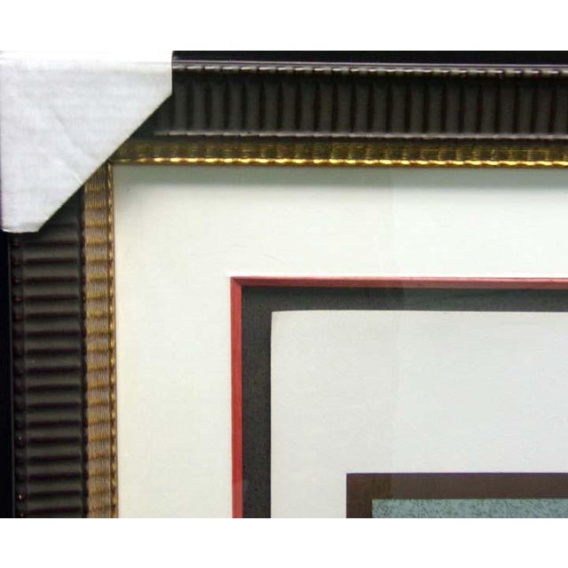 Impressionist Mikail Chemiakin Happy Drinker Hand Signed Lithograph on Paper Framed For Sale - Image 3 of 5