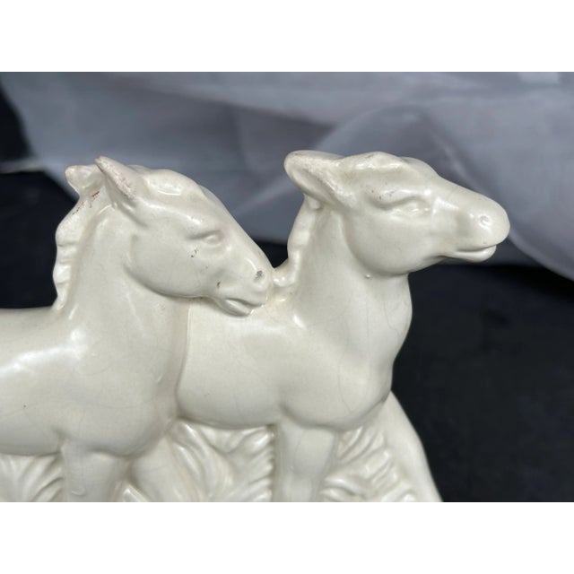 Art Deco German Ceramic Horse Figurine For Sale - Image 10 of 13