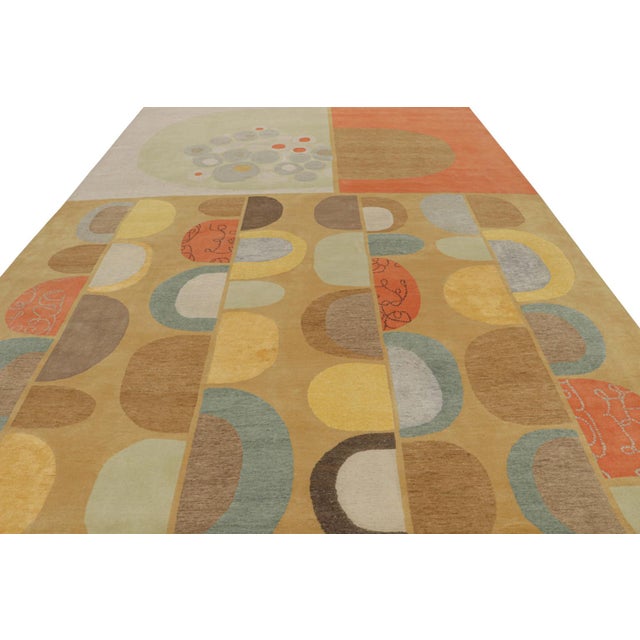 Late 20th Century Rug & Kilim X Jenn Ski Mid-Century Modern Style Rug With Geometric Patterns For Sale - Image 5 of 7