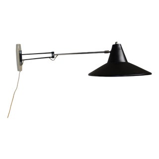 Mid-Century Modern Swing-Arm Wall Lamp from Philips, 1960s For Sale