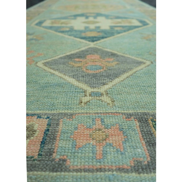 Turkish Oushak Rug 3'9" x 24'1" #20129 Explore a curated collection of hallway runners, wool rugs, and handmade...